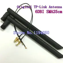 Sma интерфейс 6 дБ всенаправленная антенна d-link Беспроводной маршрутизатор беспроводная сетевая карта. 4 ГГц 5 ГГц 5,8 ГГц Двухдиапазонная WiFi RP-SMA антенна