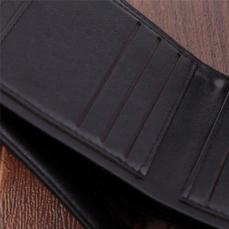 Men's Short Fashionable Multi - card Slim Leather Coin Purse men's wallet clutch portfel cuzdan billetera carteira 40MA1512
