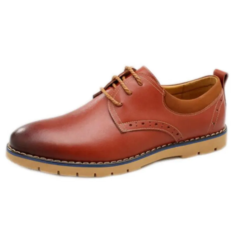 

The Nice Spring Nice British Men Flats Of Carve Patterns Or Designs On Woodwork Leather And Recreational Flat Heel Shoes
