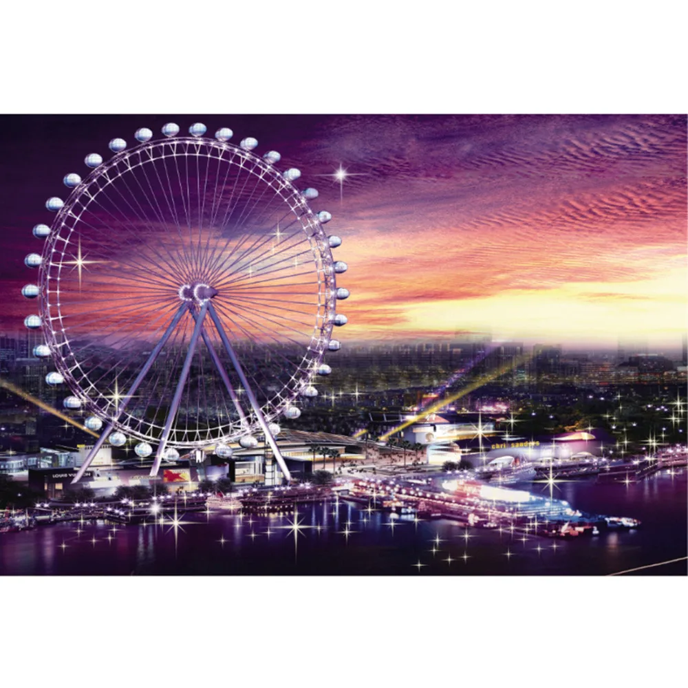 

1000Pcs Adults General Jigsaw Puzzle Beautiful Pattern Jigsaw - Transparent