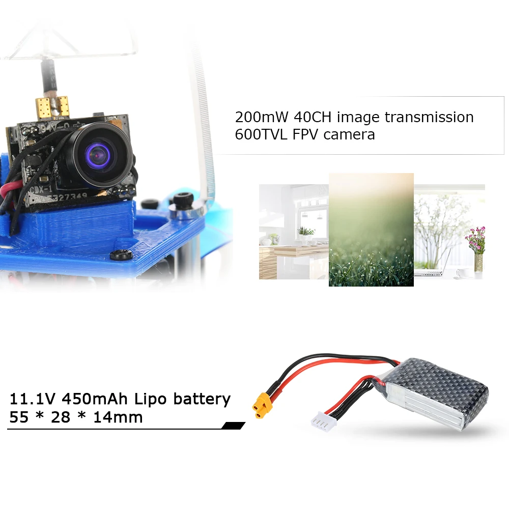 GoolRC G85 85mm 5.8G 40CH 600TVL Micro FPV RC Drone Racing Drone 1106 Brushless Motor RC Quadcopter F3 Flight Controller ARF (13)