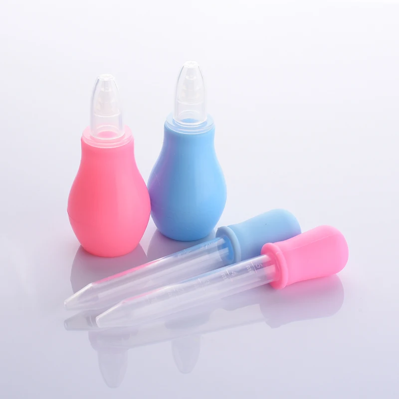 New Born Silicone Baby Safety Nose Cleaner Vacuum Suction Children