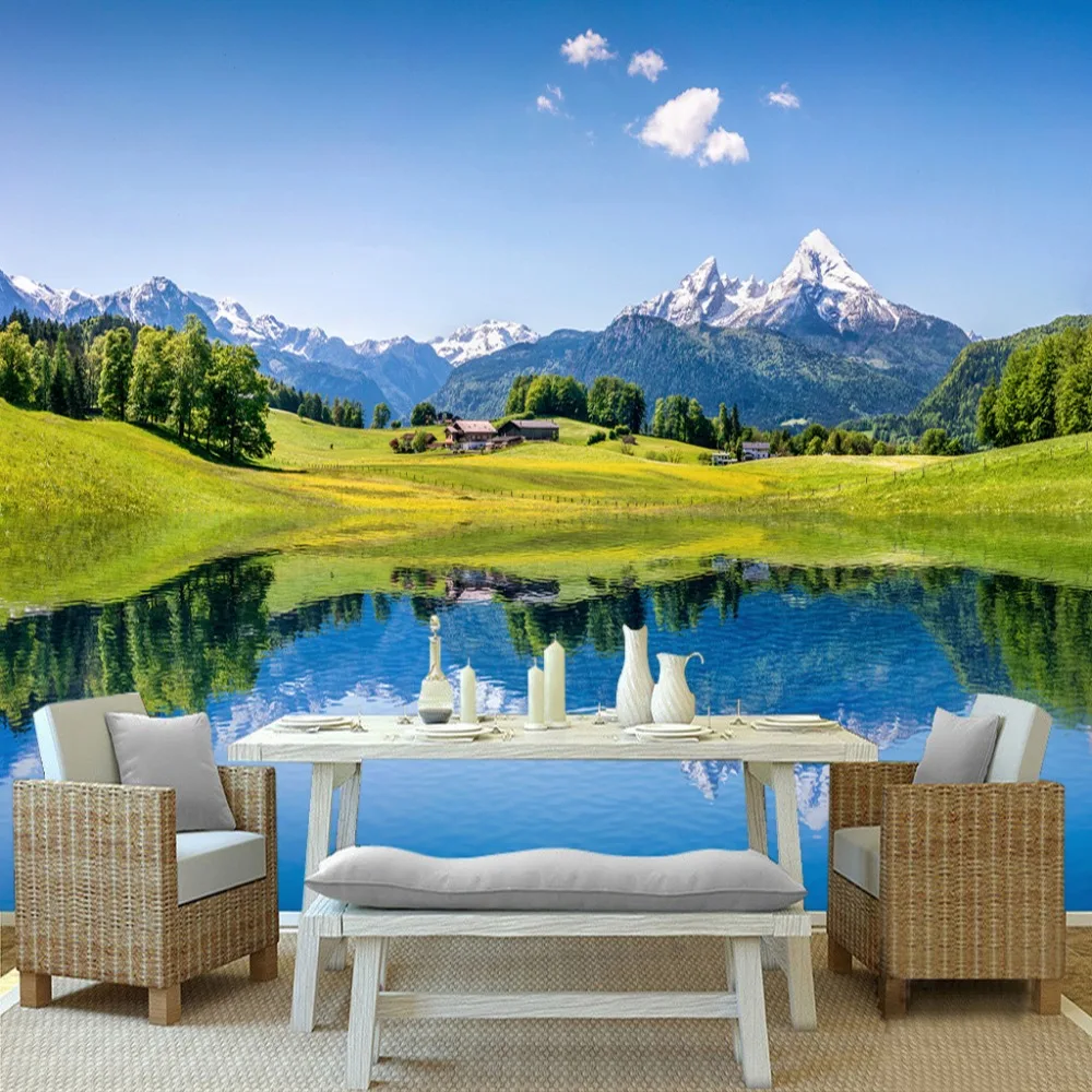 

Custom Photo Wallpaper Scenic Landscapes Photography Background Decoration Painting For Living Room Sofa Bedroom Mural Wallpaper