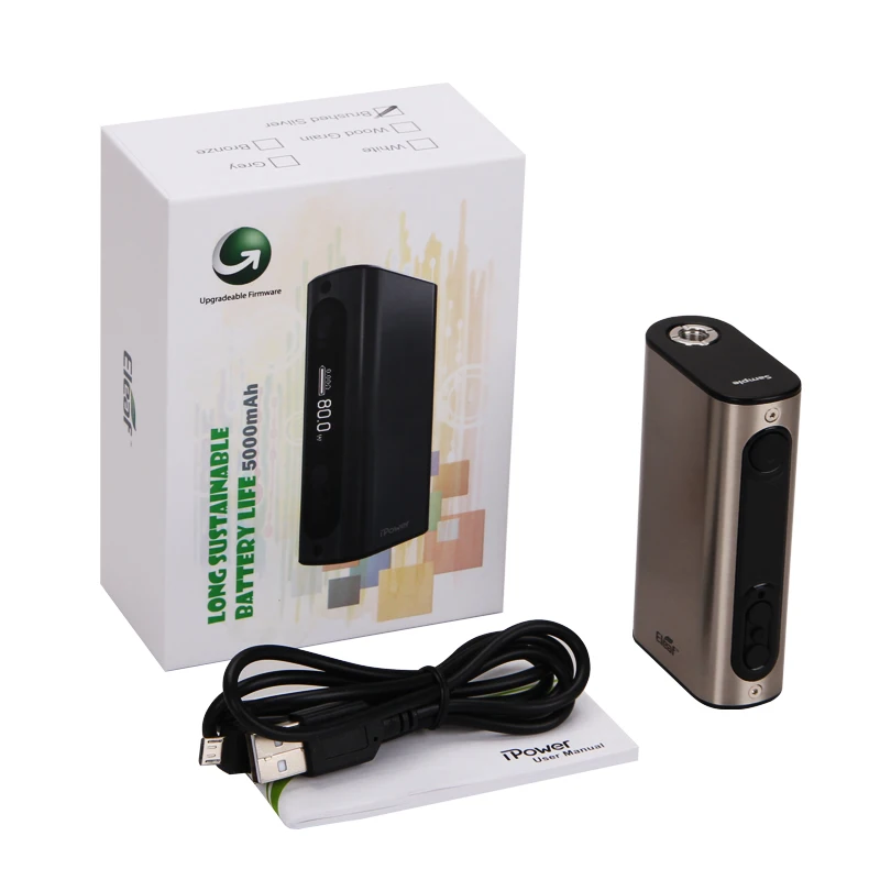 Новая цветная электронная сигарета Eleaf i Power iStick TC 80 Вт боксмод с аккумулятором 5000