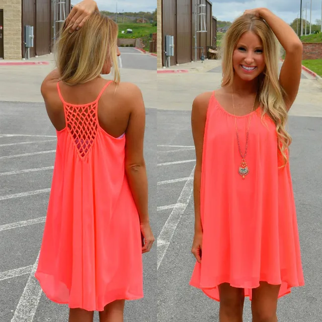 beach dress chiffon