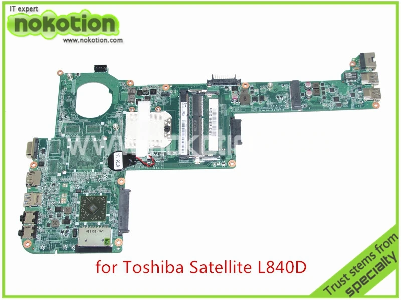 A000201560 DABY6DMB8D0 REV D для toshiba satellite L840 L840D материнская плата для ноутбука AMD DDR3