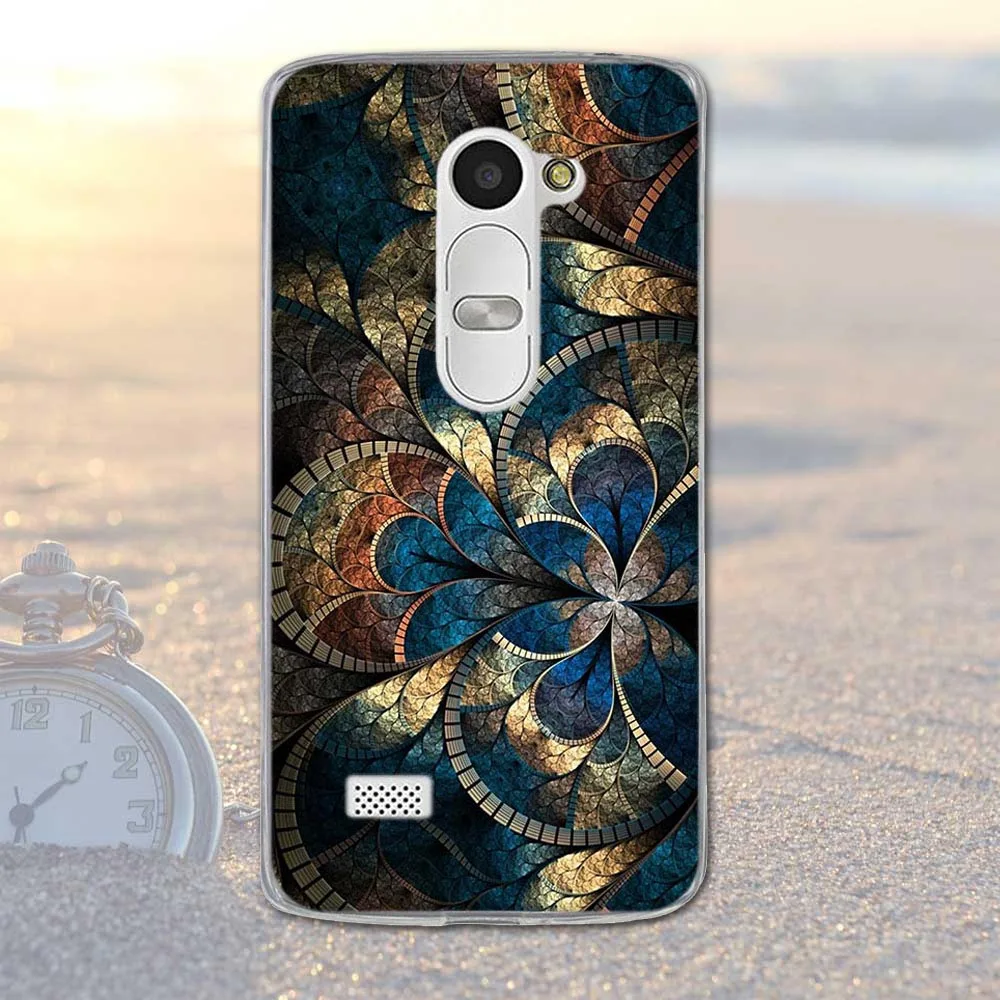 18 Чехол для телефона Fundas, чехол для LG Leon 4G LTE H324 H320 H340N C50 C40, Мягкий ТПУ силиконовый чехол с цветами для LG Leon 4G LTE - Цвет: 18