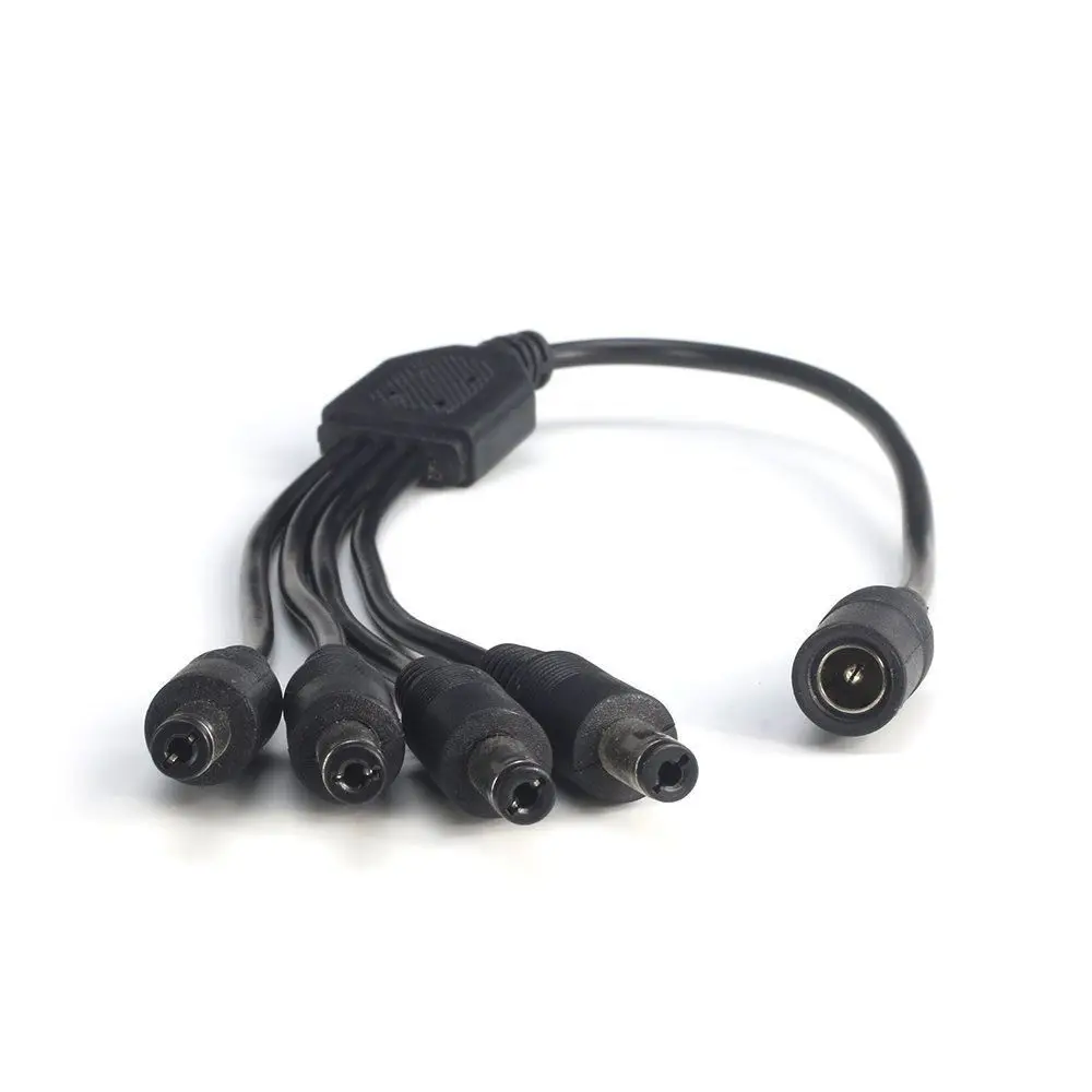 ZOSI High Quality DC 1 To 4 Power Splitter Cable 1 Female to 4 Dual male cord for CCTV Camera Surveillance Video Recorder ZOSI High Quality DC 1 To 4 Power Splitter Cable 1 Female to 4 Dual male cord for CCTV Camera Surveillance Video Recorder