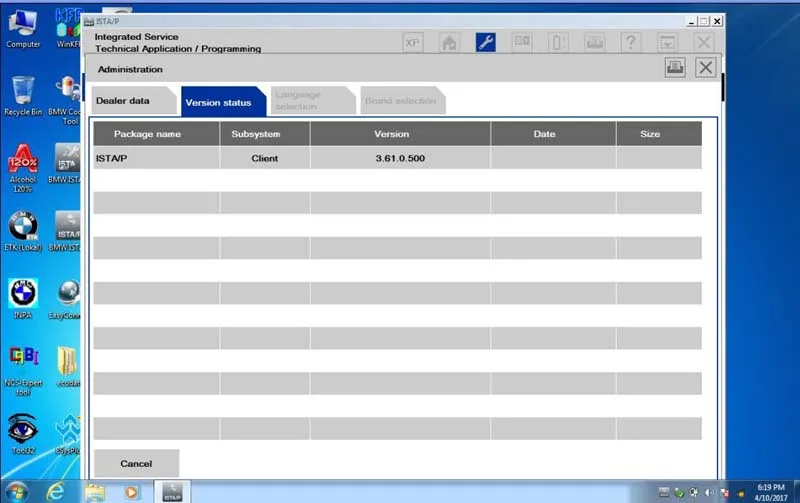  20199 icom a2 b c software für BMW ICOM A2 B C mit EXPERTEN Modus istad: 418 ISTAP: 366 in 480gb ss