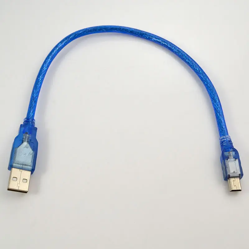 

DANSPEED USB 2.0 Type A Male to Mini B 5pin Male PC Data Cable Cord Leads Length 30cm