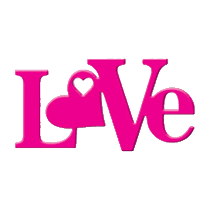

Letter Love Metal Cutting Dies Stencil for DIY Scrapbooking Photo Valentine Decorative Embossing Card Cards Crafts Template 2019