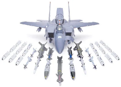 

The United States F-15E Strike Eagle Fighter Model Assembly 60312