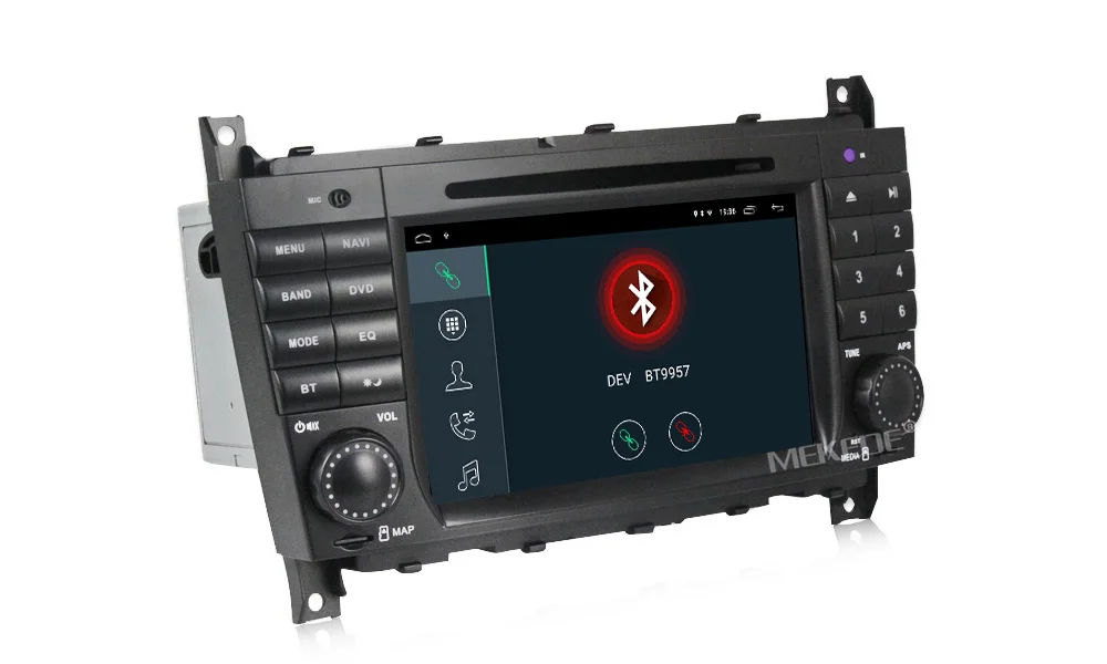 MEKEDE Android 9,1 2+ 32G 2 DIN автомобильный DVD gps для Mercedes/Benz W203 W209 W219 A-Class A160 C-Class C180 C200 CLK200 Радио стерео