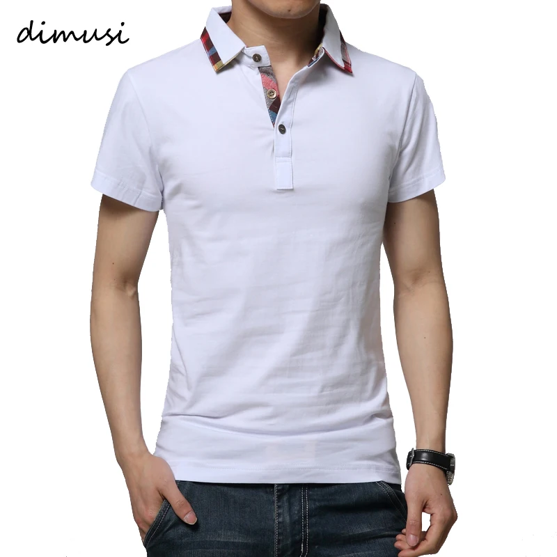 DIMUSI, летние мужские рубашки поло, мужские повседневные хлопковые рубашки с коротким рукавом, мужские поло футболки, Para Hombre, брендовая одежда, 5XL, YA769