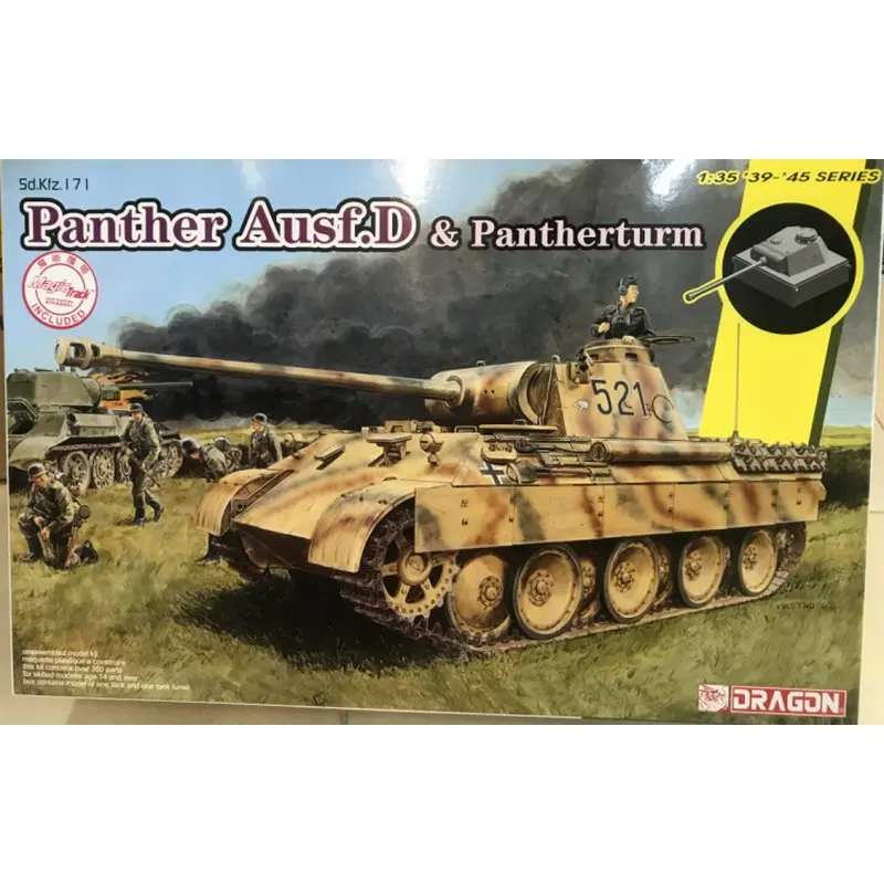 

DRAGON 6940 1/35 Sd.Kfz.171 Panther Ausf.D & Pantherturm-набор моделей