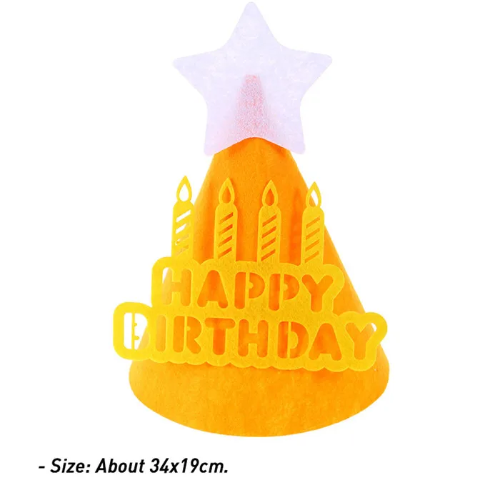 Детская шляпа на день рождения с днем рождения бумаги шляпы шапка Корона принца, принцессы вечерние украшения для мальчиков и девочек День рождения украшения - Цвет: 20