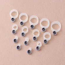 14 шт., рыболовная удочка, проволочное кольцо, силиконовая леска, направляющее кольцо, разный размер, 1-14, рыболовные снасти, аксессуары