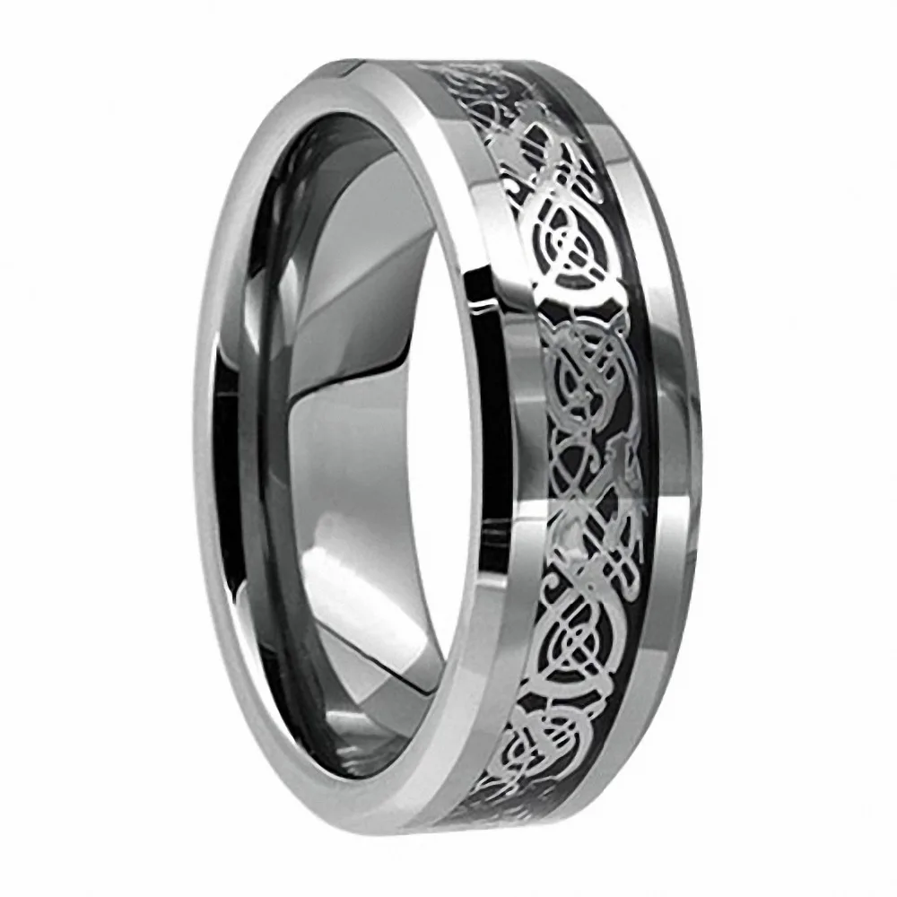 queenwish eternity unique wedding bands vintage dragon tungsten silver celtic wedding rings for men jewelry in rings from jewelry accessories on - Mens Celtic Wedding Rings queenwish eternity unique wedding bands vintage dragon tungsten silver celtic wedding rings for men jewelry in rings from jewelry accessories on - Mens Celtic Wedding Rings