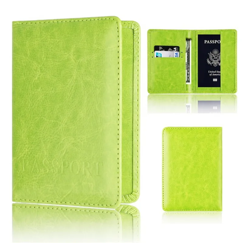 

Fashion Card Holder Passport Credit Case Document Women Passport Cover Case Wallet Female Bag Purse Porte Carte Cardholde