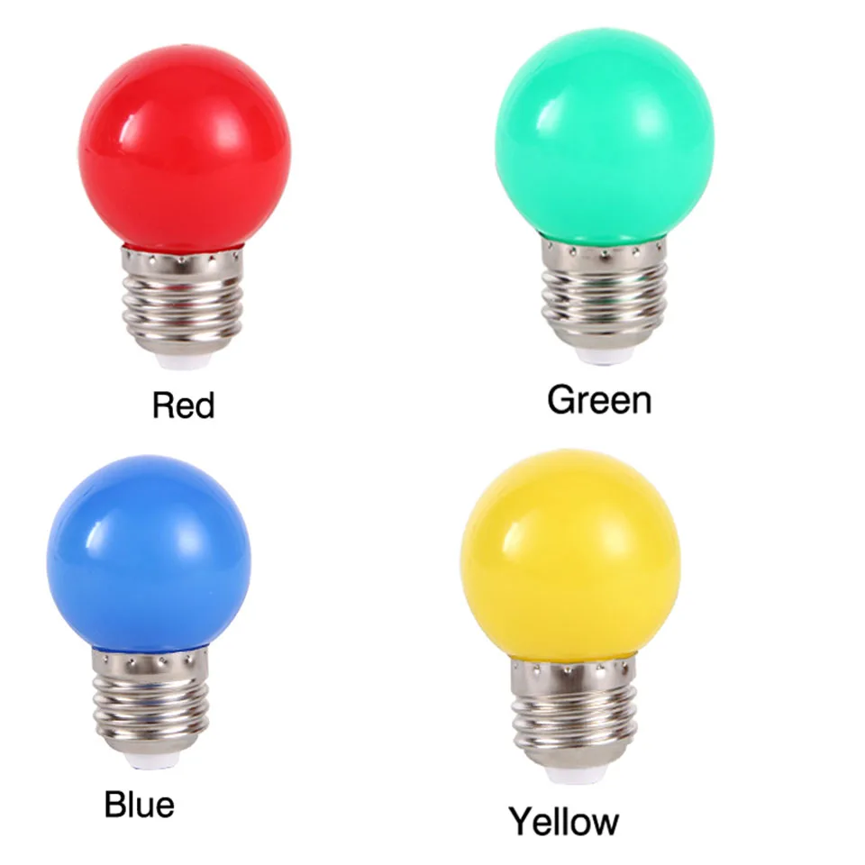 

Home Lighting Colorful Led Bulb Ampoule E27 3W Energy Saving Light Yellow Red Green Blue Lamp Smd2835 85-265V