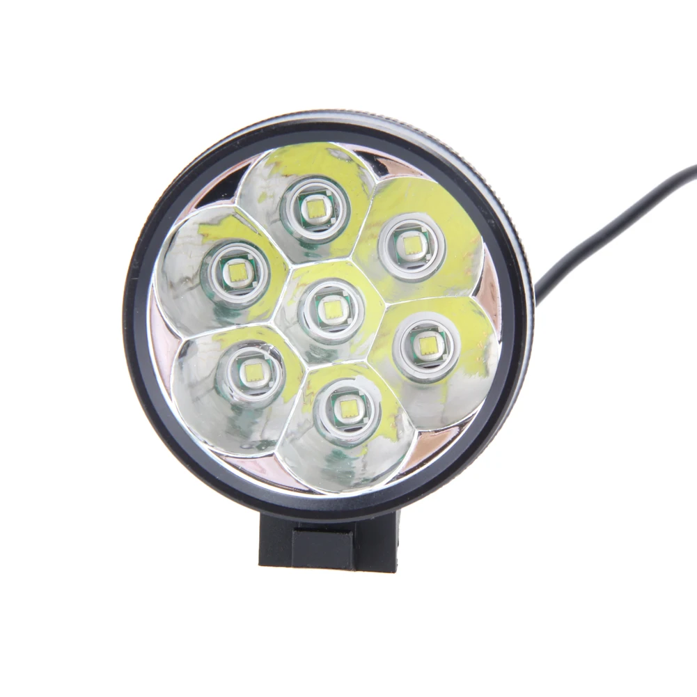 

8.4V 12000mAh 7pcs T6 LEDs 15000Lm Front Bicycle Light Waterproof Bike Lamp Outdoor Camping Fishing Cycling Headlamp