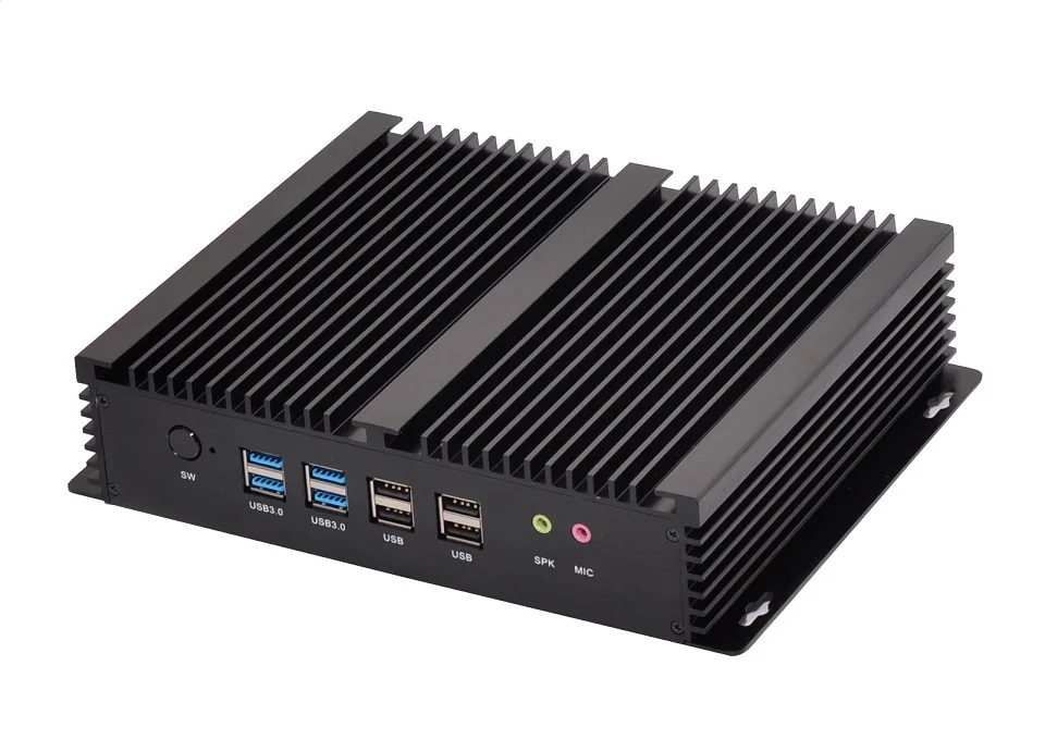 Мини-ПК i3 5005U Windows 10 Dual Core Мини-Север компьютер с 2 Lan 6 RS232 Small Desktop Hdmi Wifi Usb 3,0