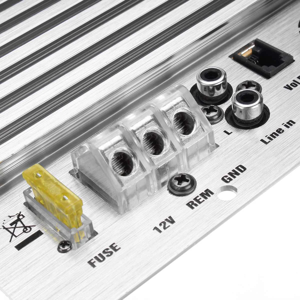 1PC 12V 1000W Mono Car Audio High Power Amplifier Board Powerful Bass Subwoofer Amp 213mmx173mm