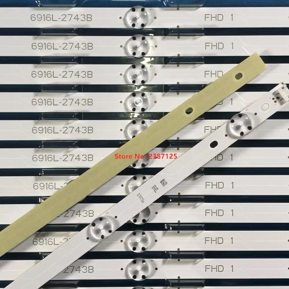 tira de led de 84cm para lg 43 43lh5700 43uh610v 43vh6100 43uh603v 6916l 2744a 6916l 2743a 2743b v16 5 art3 lc430dge fj m43lh90v