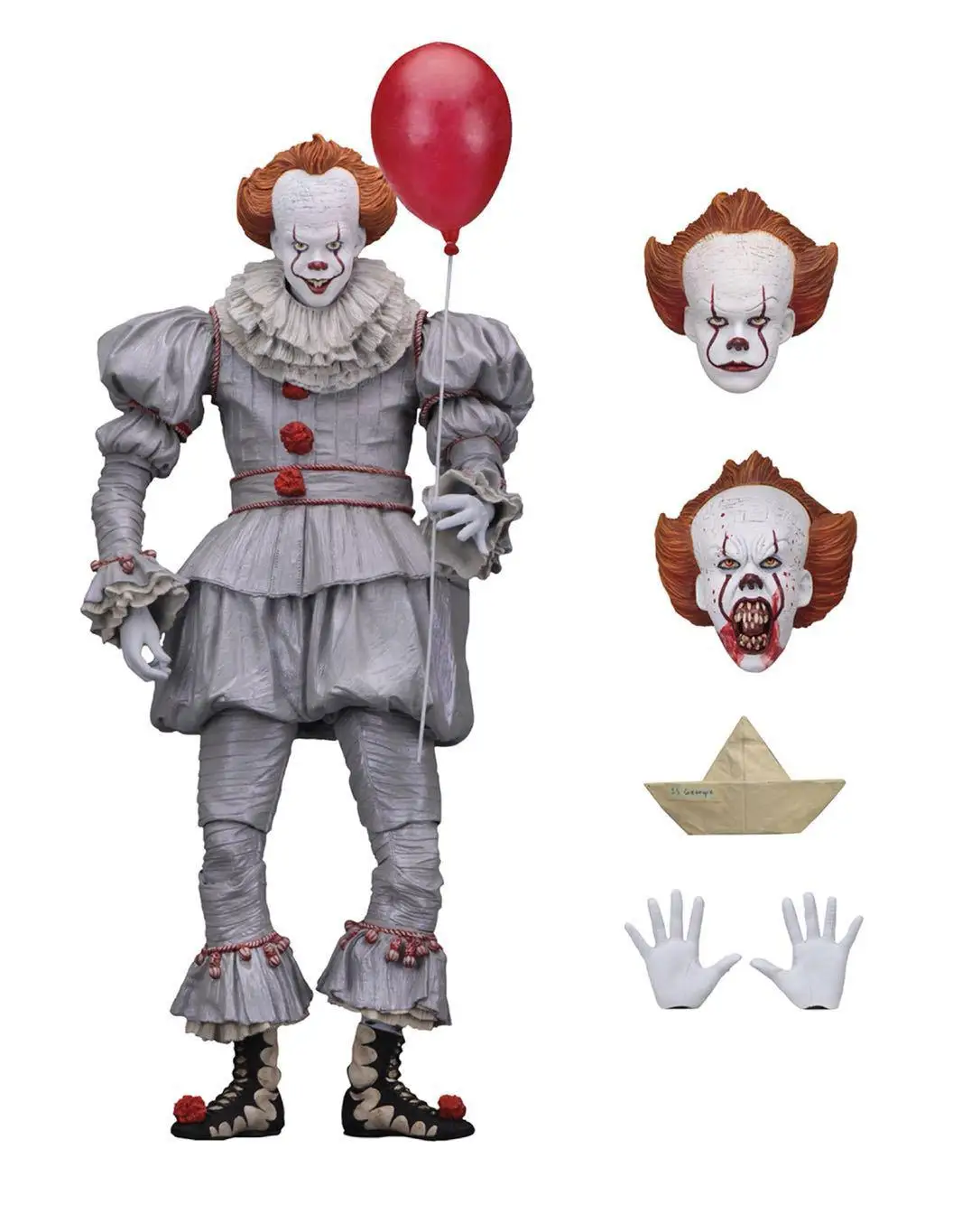 

Neca Original Stephen King's It Pennywise Joker clown BJD Action Figure Toys Dolls 18cm