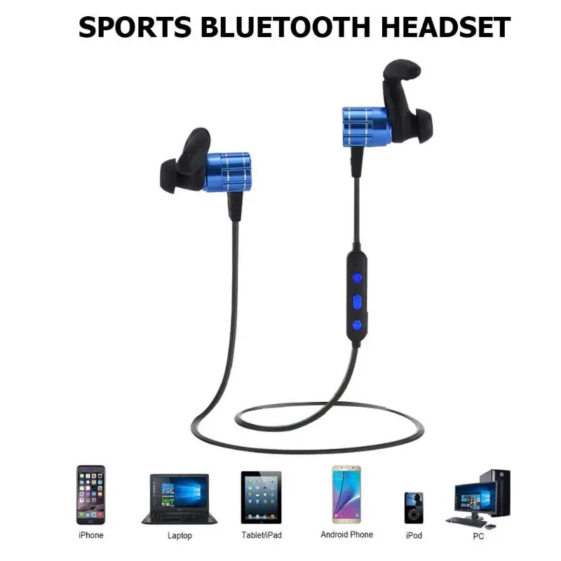 Беспроводные магнитные Bluetooth 4 2 наушники с шейным ремешком Спортивная HiFi