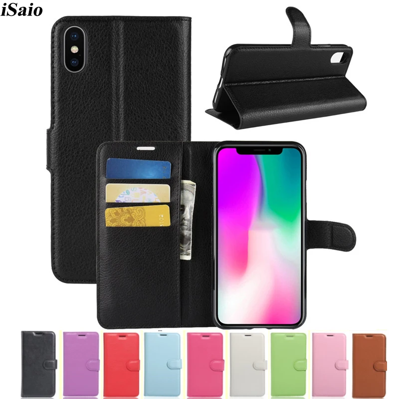 Best For iPhone XR Wallet Case Luxury Flip Leather Cover Funda for iPhone XR 6.1\