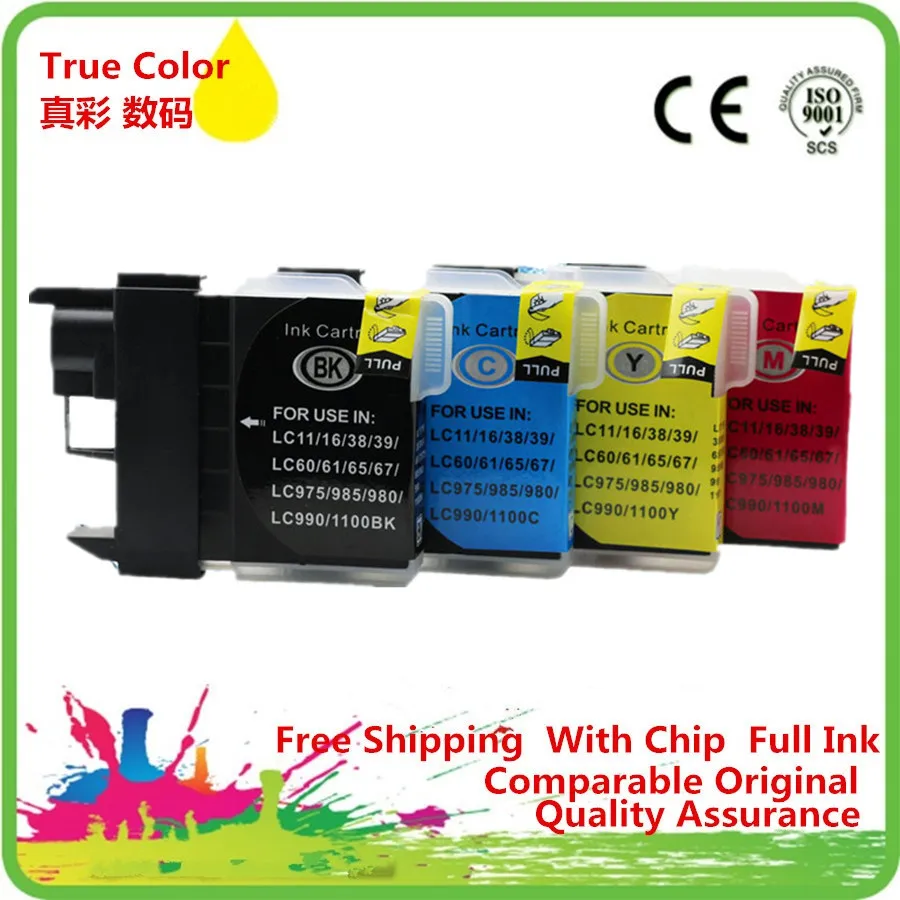 Replacement LC11 LC16 LC38 LC61 LC65 Ink Cartridges For Brother DCP-375CW DCP-385C DCP-390CN DCP-395CN DCP-535CN | Компьютеры и офис