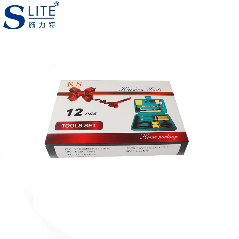 Slite 7pcs Home Hardware Set Repair Combination Manual Toolbox  Tools Carpentry vehicle Multifunctional Repair