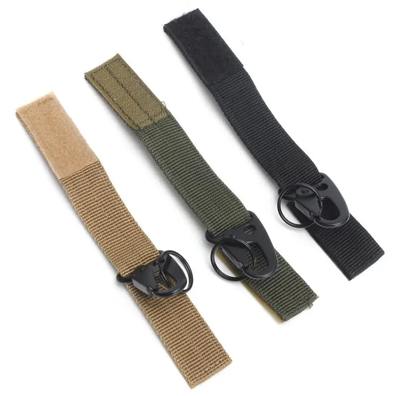 1PC  Carabiner High Strength Nylon Key Hook MOLLE Webbing Buckle Hanging System Belt Buckle Hanging Camping Hiking Accessories