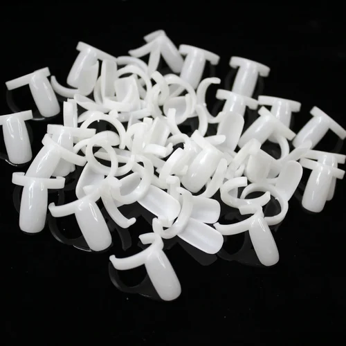 

Free Shipping 100pcs 2cm Single Nail Art Templates Board Nail Tips Board Nails Practice Natural Color Perfect For Nails Supplies