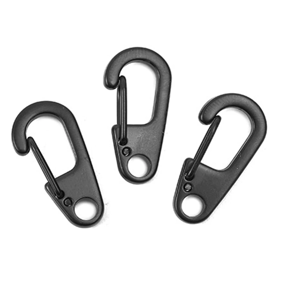 

3PCS EDC Alloy Carabiner Camp Snap Clip Hook Keychain Gadget Outdoor Hiking Climbing Tool Mini Keyring Creative Accessories J075
