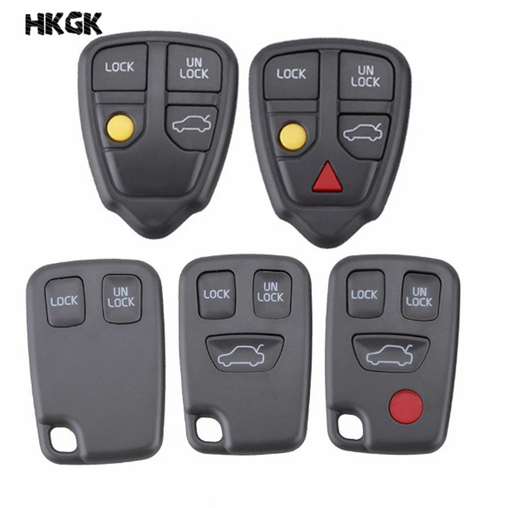 

2/3/4/5 Buttons Remote Car Key Cover Case Fob Shell for Volvo S40 S60 S70 S80 V40 V70 XC90 XC70