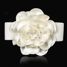 

Vogue belts for women off white Wide belt die e e mm from flower ornamental