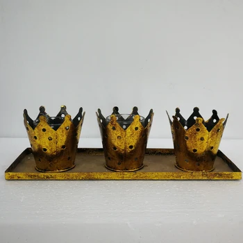 

European Iron Candlestick Christmas Eve Valentine's Day Romantic Candlelight Dinner Wedding Candle Holders