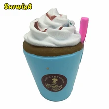 Simulation Ice Cream Shape Slow Rebound PU Decompression Toy Slow Rising Stress Reliever Toy