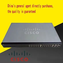 SF300-24 Уровень 2 м 100 м переключатель 24 порты м и разъёмы 100+ 4 гигабитный сетевой управление VLAN мониторинга