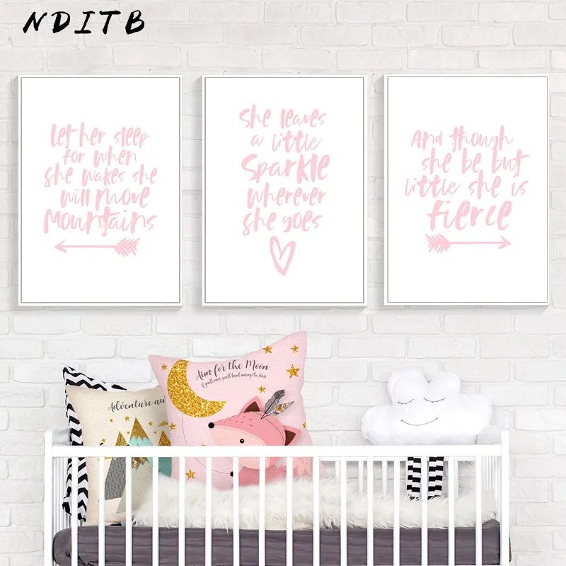 baby girl canvas wall art