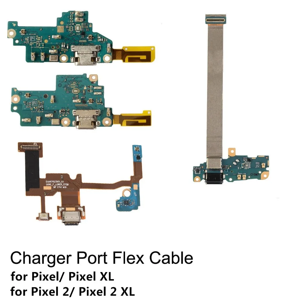 

USB Charger Charging Dock Port Connector Flex Cable Ribbon Repair Replacement for Google Pixel 5.0 Nexus S1/ Pixel 2 XL 2XL 5.5