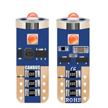 2 шт. T10 W5W WY5W супер яркий Cree Чип светодиодный парковочные фары автомобиля источник Canbus ОШИБОК Авто купольные лампы Клин хвост боковые лампочки
