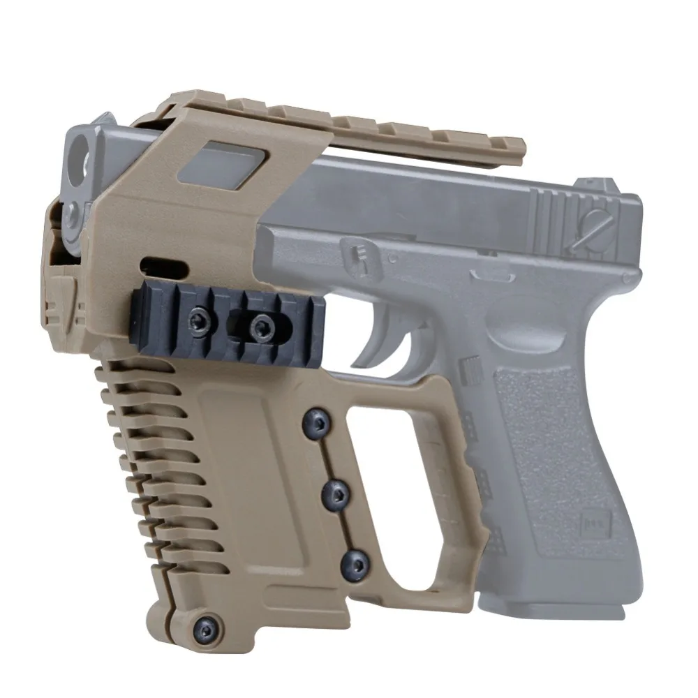Тактический Пистолет Карабин Комплект Тактический быстрая перезарядка база для рейки загрузочное устройство для Glock G17 G18 G19 кобура