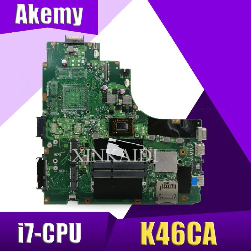 Материнская плата K46CA процессор I7 для ASUS k46CB k46CM S46C A46C материнская ноутбука тест