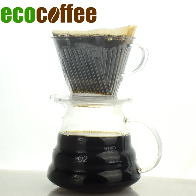 Эко кофе DIY V60 пластиковая капельница горячий пивоваренный термостойкий