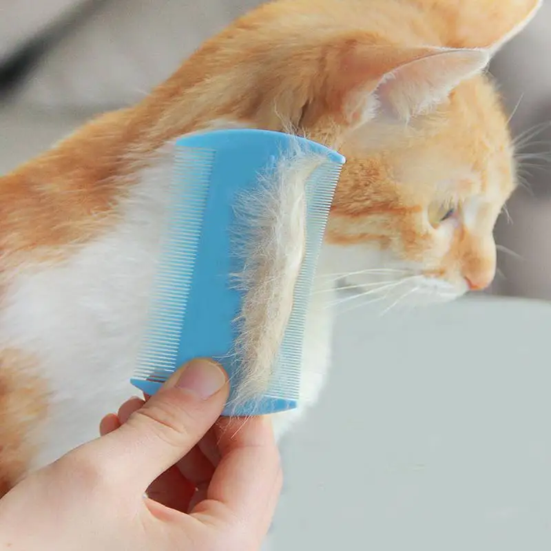 

Color Random Double Sided Flea Lice Pet Plastic Combs Cats Dogs Grooming Combs for Short Long Hair Z