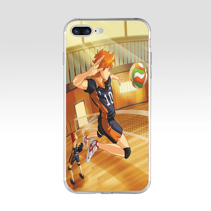 240AQ Haikyuu Fly Мягкий ТПУ силиконовый чехол для Apple iPhone 6 6s 7 8 plus чехол|Бамперы| |