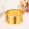 Gold Color Dubai Bride Wedding Ethiopian Bracelet Africa Jewelry Charm Gift 2